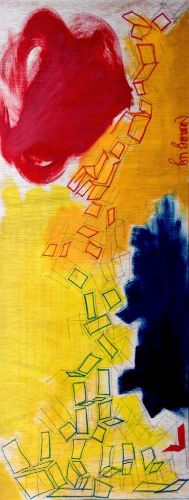 S/T | 2014 | MIXED TECHNIQUE ON WOOD | 125X50 cm